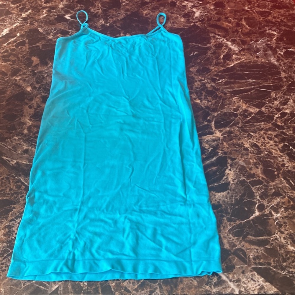 Light blue tank dress